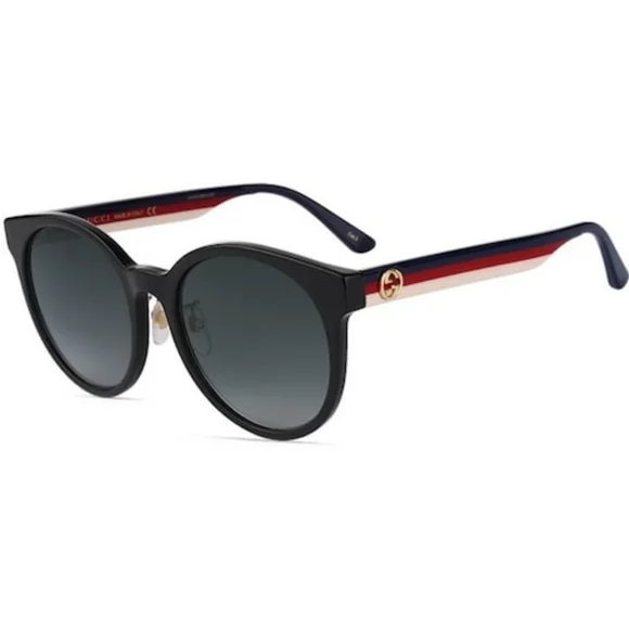 NEW GUCCI WOMEN'S SUNGLASSES GG0416SK 001 GUCCI ROUND EYEWEAR